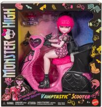 Monster High Дракулаура – скутер “Scare-Cruiser” с питомцем Count Fabulous