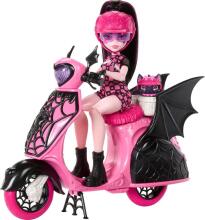 Monster High Дракулаура – скутер “Scare-Cruiser” с питомцем Count Fabulous