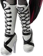 Monster High Reel Drama – Draculaura melnbaltā kolekcionējamā lelle ar plakātu