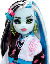 Monster High Frankie Stein Art.HXH73 lelle – elektrizējošs skolas stils ar Watzie un aksesuāriem