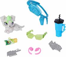 Monster High Frankie Stein lelle – īss džemperis, ādas svārki, Watzie un aksesuāri