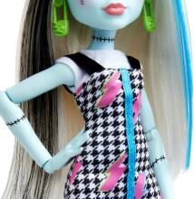 Monster High Frankie Stein lelle – kustīga ar 11 locītavām un aksesuāriem