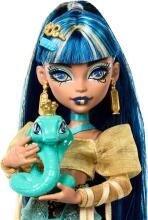 Monster High Клео де Нил – королевский золотой образ с Хиссетт и аксессуарами