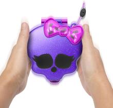 Polly Pocket x Monster High pārnēsājamais komplekts – skolas pasaule ar 3 mini lellēm