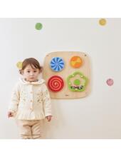 VIGA Wooden Wall Panel - Spinning Patterns