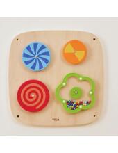 VIGA Wooden Wall Panel - Spinning Patterns
