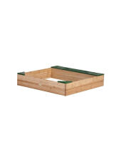 AXI Wooden Sandbox + Storage for Accessories + Cover