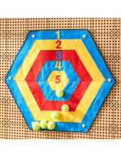 MASTERKIDZ Hexagonal Target with Velcro for Target Throwing for STEM Board