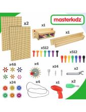 MASTERKIDZ STEM Mounting Panels 2x 120x80 cm + Accessories XXL Set