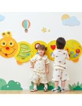 VIGA Wooden Large Activity Board Caterpillar