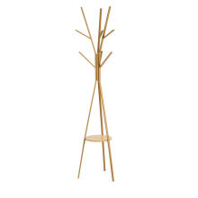 Metal Clothes Hanger with Shelf Standing Massido MS-869