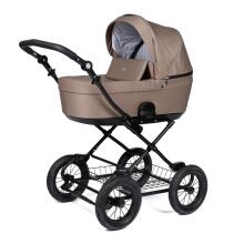 Tinynord Classic stroller set in Praline Art. 298920-298907 Super amortisation built in classic baby stroller in beige