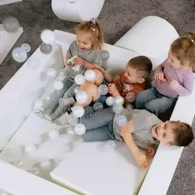 Square Ball Pit – Soft Play Sensory Ball Pit for Toddlers (Indoor & Outdoor Use)