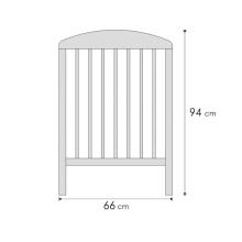 La Bebe™ Kids Wood Cot Pure Pine Art.279425 Natural Детская деревянная кроватка с ящиком120x60см