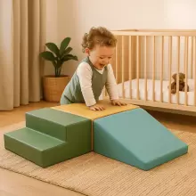 Mini Climbie – Soft Play Climbing & Crawling Set for Toddlers (Ages 6 Months–3 Years)