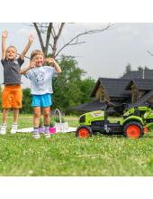FALK Pedal Tractor with Loader and Claas Trailer for Ages 2-5