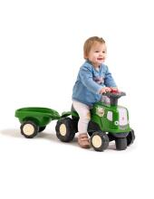 FALK Ride-On Tractor with Trailer Birdy Farm Green 1-3 Years