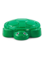 LITTLE TIKES Turtle Sandbox Toy Storage with Lid