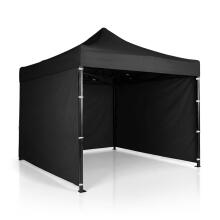 Садовый павильон 3 стены 3 x 3м черный Plonos