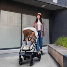KinderKraft Newly 3 in1 Art.222812 Beige Universal 3-in-1 stroller + car seat