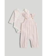 Mothercare Overall Art.LK436  Детксий хлопковый комбинезончик+бодик (100% хлопок)