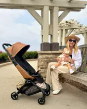 Mima Miro Compact Travel Stroller Art.289928 Mocha stroller