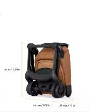 Mima Miro Compact Travel Stroller Art.2899288 Black stroller