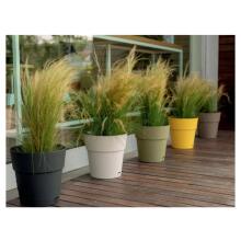 Flower pot with tray Ethica &Oslash;40x39cm gray