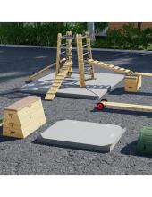 CLASSIC WORLD EDU Gym Mat Cross Protective Mat for Indoor Tower