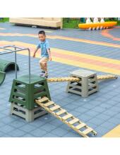 CLASSIC WORLD EDU Wooden Ramp Playground Bridge