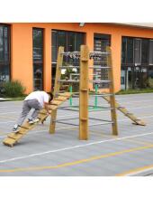 CLASSIC WORLD EDU Wooden Ramp Playground Bridge