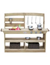 CLASSIC WORLD EDU Wooden Mud Kitchen Large Garden