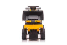 Ride-on car wiht handle - 663 - LOADER / EXCAVATOR - CAT - YELLOW