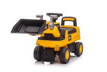 Ride-on car wiht handle - 663 - LOADER / EXCAVATOR - CAT - YELLOW