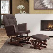Bebe Basic Rocking Chair with Stool Art.290058 Cream Šūpuļkrēsls