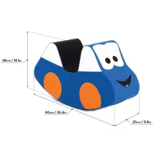 Car – soft play rocker for balance, movement & imaginative play