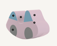 Car – CUSTOM COLOUR Soft Play Rocker