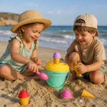 Bebe Basic Sand Toys Ice Art.290212 Fruit themed sand toys - 5 pcs