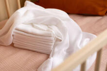 Bebe Basic Muslin Art. 051 Cotton muslin gauze swaddle 1 pc, 60x80 cm