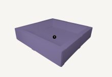 Large Square Ball Pit – CUSTOM COLOUR Soft Foam Play Pit for Toddlers (Indoor & Outdoor)
