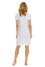Doctornap  Cotton Night Dress Art.TCB.9394.BLUE_FLOWERS.S.01  Kokvilnas naktskrekliņš grūtniecēm/barošanai