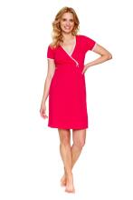 Doctornap  Cotton Night Dress Art.TCB.5160.VIVA_MAGENTA  Kokvilnas naktskrekliņš grūtniecēm/barošanai