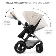 Kinderkraft Moov2 Air 3in1 Art.290378 Grey 3-in-1 baby stroller