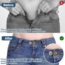 Kidsworld Waist Extender Button Art.290386 Pack of 10 Waist Extender Button, Adjustable Trouser Button Extension for Men and Women,2 Sizes Included