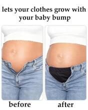 Kidsworld Waistband extensions Art.290387  Pack of 10 trouser waistband extensions, buttons, trouser extensions, pregnancy