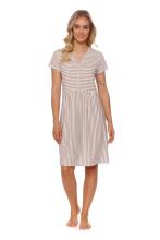 Doctornap  Cotton Night Dress Art.TCB.9928.STRIPES Хлопковая ночная рубашка для беременных/кормления