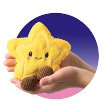 Make a Wish - Cuddly cherry pit pillow star