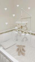 La bebe™ Cotton Art. 001 Soft and breathable cotton crib bumper 180 cm
