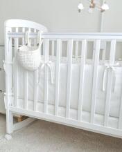 La bebe™ Cotton Art. 001 Soft and breathable cotton crib bumper 180 cm
