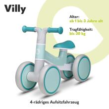 Bebe Basic Villy Art.290488 Turquoise Детский беговел без педалей